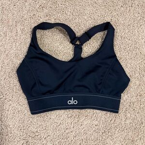 ALO Yoga Midnight Blue Sports Bra